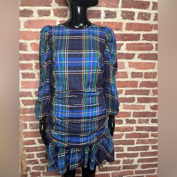 Tanya Taylor Raven Plaid Puff Sleeve Mini
Dress Size 6 - Picture 5 of 9